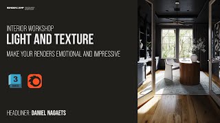 LIGHT and TEXTURE  3Ds Max  Corona Render Interior Visualization Tutorial [upl. by Ainnos890]