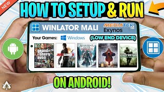 NEW 🔥 WINLATOR MALI V19  SETUPSETTINGSGAMEPLAY  WINDOWS EMULATOR FOR LOWEND DEVICES [upl. by Youngman205]