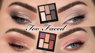 NEW Too Faced Mini Born This Way Eyeshadow Palettes  4 Eyeshadow Tutorials [upl. by Rimola]