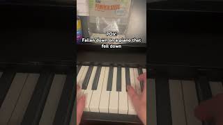 Guy plays fallen down on a untuned piano piano undertale fallendown outoftune satire [upl. by Elinet]