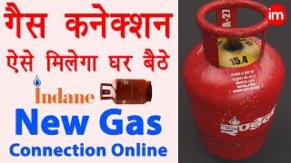 new gas connection online apply  naya gas connection kaise le  indane gas new connection online [upl. by Sucramej825]