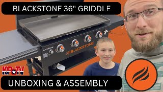 Blackstone 36quot Griddle  Unboxing and Assembly [upl. by Veta]