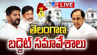 Telangana Assembly LIVE  Telangana Budget 2024  CM Revanth Reddy  KCR  TV9 [upl. by Anomar617]