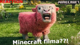 🤔Tā ir Minecraft filma  Reaction  Latviski [upl. by Odradlig]