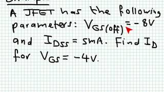 ENG3N03 Lecture15 JFET Transistors [upl. by Bajaj507]