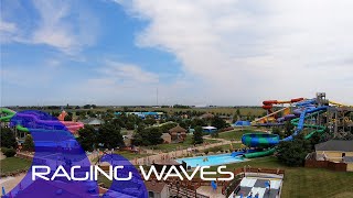 Raging Waves Waterpark  All Slides 4K POV 2021 Edition [upl. by Malim]