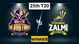 PSL 25th Match Prediction  Peshawar Zalmi vs Quetta Gladiators  TodayMatchPrediction [upl. by Arriat28]