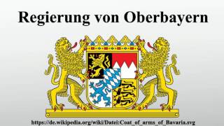 Regierung von Oberbayern [upl. by Aicirtac468]