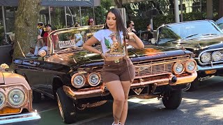 SACRAMENTO CALIFORNIA LOWRIDER HOLIDAY CAR SHOW AND CRUISE SUNDAY JUN 23 2024 [upl. by Welcy104]