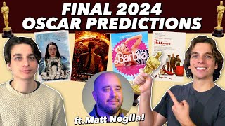 FINAL 2024 Oscar Winner Predictions [upl. by Sergent18]