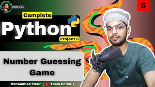 quotBuild a Number Guessing Game with Pythonquot  Python Projects for Beginners ❤️  Day 6 [upl. by Cnut]