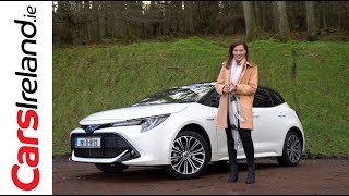 Toyota Corolla Hybrid Hatchback Review  CarsIrelandie [upl. by Anwahsiek]