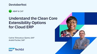 🟢 Understand the clean core extensibility options for Cloud ERP [upl. by Anoirb351]