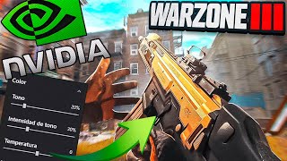 Como MEJORAR los colores en WARZONE 3✅💣  Filtros NVIDIA 2024 💣✅ [upl. by Drallim664]