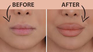 HOW TO MAKE YOUR LIPS LOOK BIGGER USING MAKEUP 2021  NINA UBHI [upl. by Crystal183]