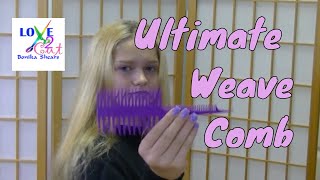 The Ultimate Weave Comb for Color Highlights Braiding Extensions and More [upl. by Tomkiel]