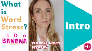 What is word stress  English Pronunciation 💬 [upl. by Eyeleen425]