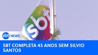 SBT celebra 43 anos a primeira comemoração sem Silvio Santos  SBTNewsnaTV 190824 [upl. by Ylrebmit422]