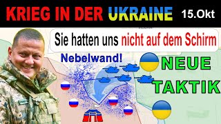 15Okt GENIAL  NEBELWAND deckt ukrainischen PANZERVORSTOSS  UkraineKrieg [upl. by Harriott]