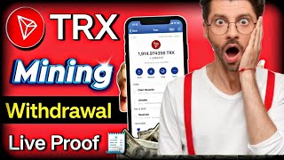 TRX MINING Site  Tron Mining  TRX MINING Full Review [upl. by Etteniuqna]