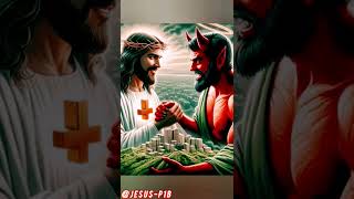 Jesus vs Satan love You God shortfeed viralvideo edit shortvideo myvideo jusus devilshort [upl. by Tracay]