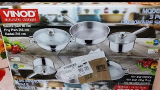 What I Purchase VS What I Got  Vinod Intelligent Cookware Modena 3 Pcs Set Honest Review [upl. by Solokin752]