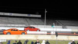 2007 Camry SE V6 vs 2011 Camaro SS [upl. by Zoara915]