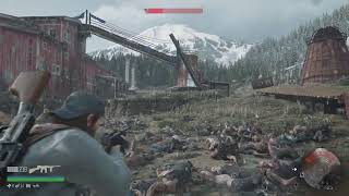 DAYS GONE  Easy way to Defeat The Sawmill Horde [upl. by Adnaloj]