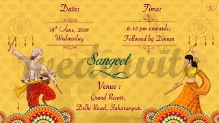 Rajasthani GujaratiMarwari Traditional Invitation [upl. by Carder850]