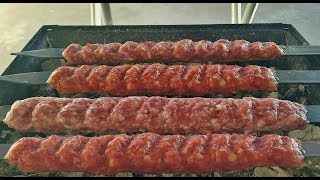 Turkish Adana Kebab Recipe And Chicken Adana kebab [upl. by Pippo]