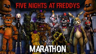 ALL FNAF GAMES MARATHON STREAM 2 bc wifi died [upl. by Onileba644]