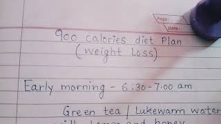 900 calories diet plan diet weightlossjourney [upl. by Eloci]