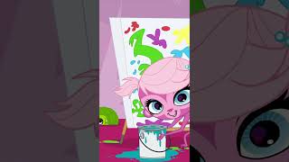 Littlest Pet Shop  Cutest Animals  HasTV Charm short cartoon pets animals [upl. by Gnilhsa]