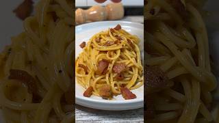 PASTA CARBONARA LA ORIGINAL 🍝 receta youtubeshorts [upl. by Cormac]