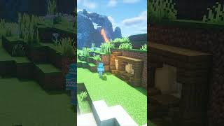 Small Hobbit Hole Tutorial simplebuild minecraft minecrafbuilds [upl. by Diraj]