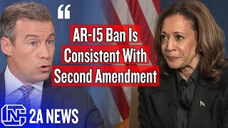 Kamala Says AR15 Ban Is Consistent With Second Amendment [upl. by Anirbes]