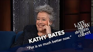 Kathy Bates Never Share A Joint With A Stranger Especially Bill Maher [upl. by Hallette]