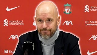 Erik ten Hag FULL postmatch press conference  Liverpool 00 Manchester United [upl. by Anhsirk]