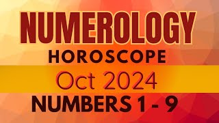 Numerology Monthly Horoscope October 2024 [upl. by Eiznikcm]