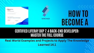 Real World Examples and Projects to Apply The Knowledge Learned 141  Liferay DXP 74  Khichad [upl. by Eatton967]