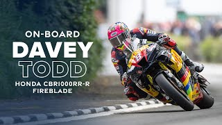 Onboard with Davey Todd  2023 Isle of Man TT Races [upl. by Gracye243]