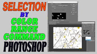 Making Selections Using Color Range Command Photoshop advanced [upl. by Narrat]