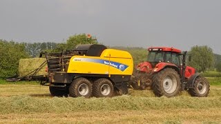 Kristof Willems  New Holland BB9060 amp McHale 998 [upl. by Oisorbma282]