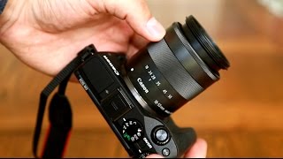 Canon EFM 1855mm f3556 IS STM lens review with samples [upl. by Yerhcaz]