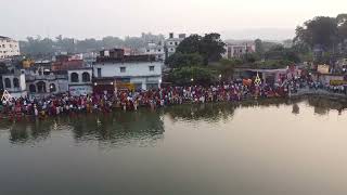 Govindpur chath puja dhanbad drone view [upl. by Malorie]