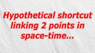 Hypothetical shortcut linking 2 points in space time CodyCross Crossword Answer [upl. by Htiffirg]