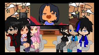 Aphmau Crew reacts to quotAphmau 2018 Funny Moments Compilationquot [upl. by Bogoch564]