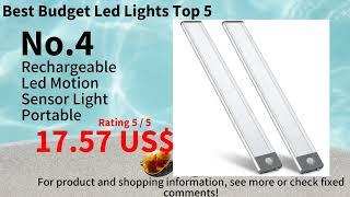 Dec 2024 Best Budget LED Lights Ranking [upl. by Atival]