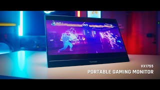 ViewSonic Gaming  VX1755 Portable Gaming Monitor  No Matter Where You Game [upl. by Alakim]