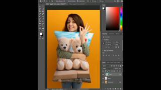 How to make pillow Mockup in Photoshop  Adobe Tutorials  Photoshop clipping Mask photoshop [upl. by Siramad209]